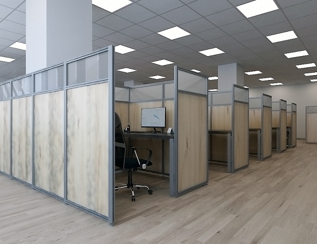 фото Мобильные перегородки №2