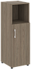 Офисный шкаф узкий средний полузакрытый Л/ПР