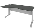 Стол эргономичный на металлокаркасе (левый)