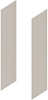 Комплект боковых отделочных панелей для шкафа выс.195см