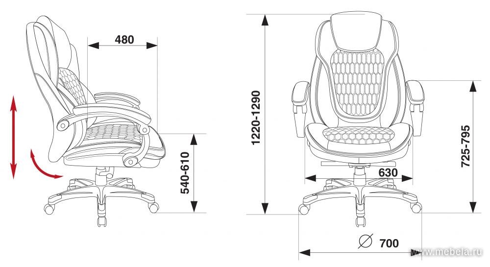 кресло T-9917 кресло T-9917