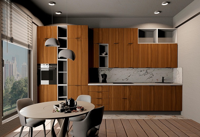 фото Офисная кухня Vok МДФ