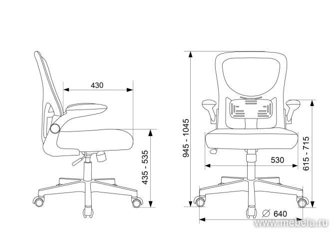 кресло MC-101/Black
