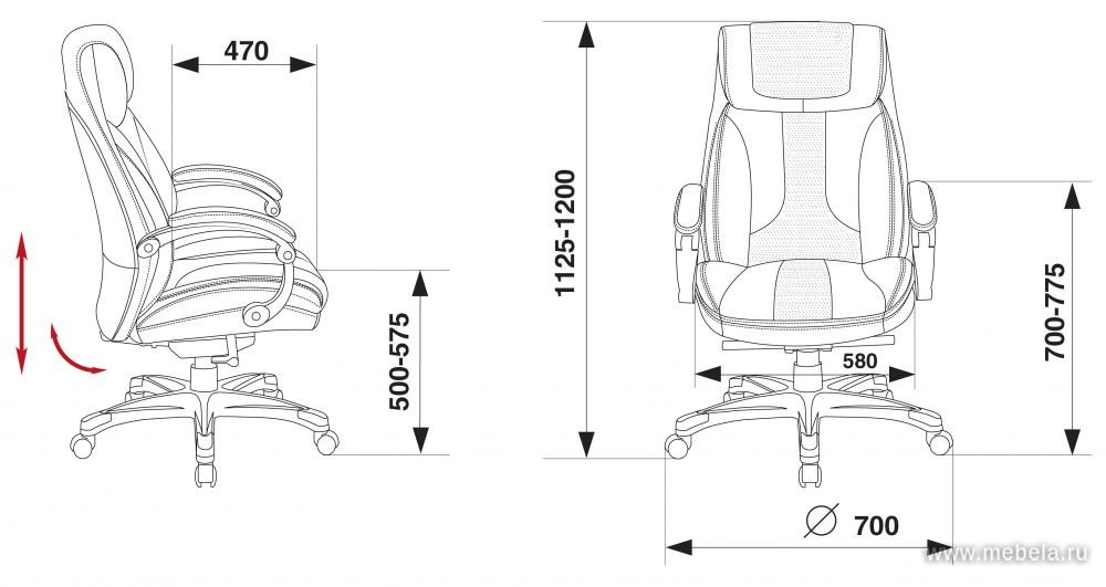 кресло T-9921 кресло T-9921