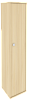 Офисный шкаф высокий узкий закрытый