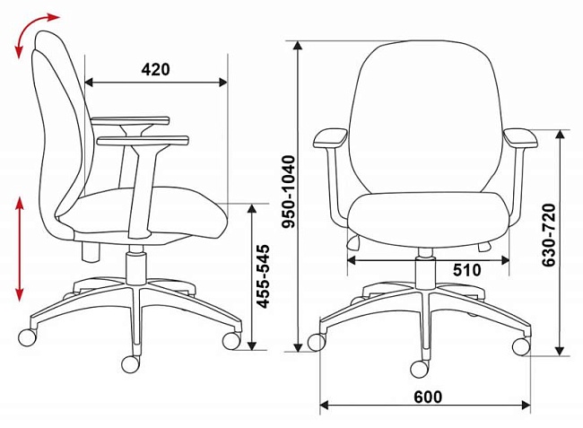 фото кресло CH-585/V398-20 №5