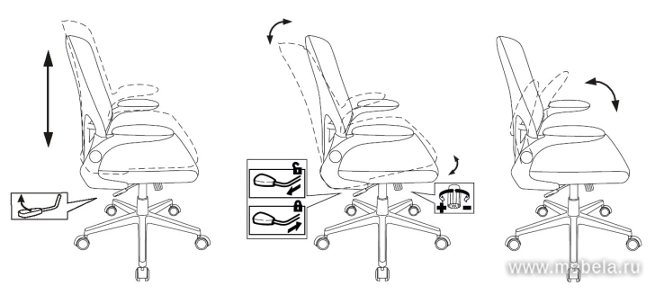 кресло MC-101/Black
