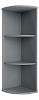 Стеллаж средний угловой