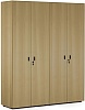 Офисный шкаф для документов с гардеробом