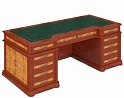Стол руководителя 9 ящ.(кожаный бювар) Стол руководителя 9 ящ.(кожаный бювар)