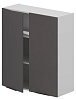 Шкаф кухонный навесной, полка 2 двери