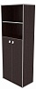 Офисный шкаф для документов высокий полузакрытый