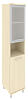 Офисный шкаф высокий узкий со стеклом в раме (левый/правый)