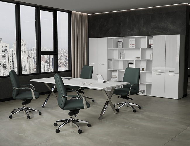 фото столы Cross White №5