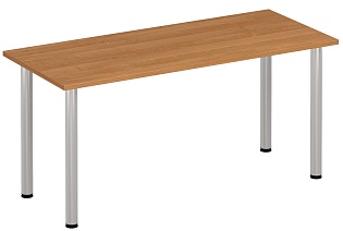 Стол письменный на хромированных опорах