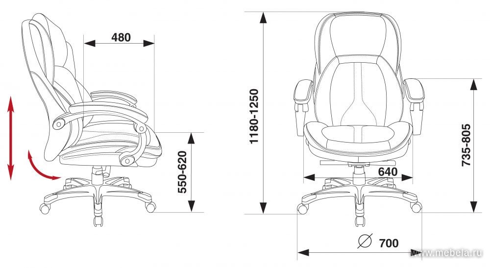 кресло T-9919 кресло T-9919