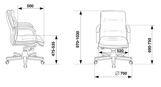 фото кресло T-9927 Walnut-Low №5