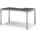 Стол на металлокаркасе письменный эргономичный (левый)