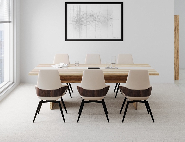 фото столы Корнер Гикори №3