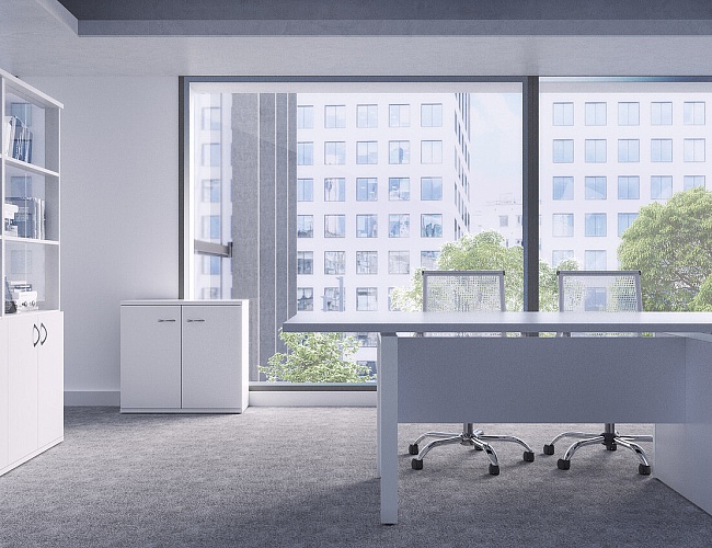 фото кабинет Steel Evo White №5