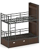 Кровать металлическая двухъярусная