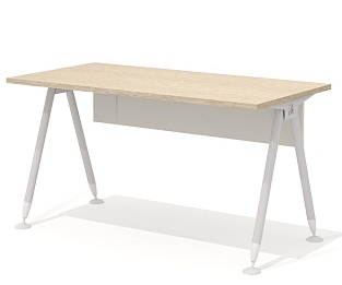 Стол прямой на металлокаркасе