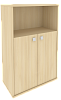 Офисный шкаф средний полузакрытый