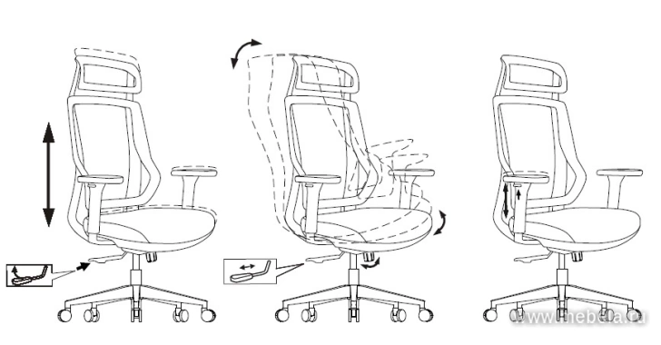 кресло MC-412N-H