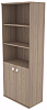 Офисный шкаф высокий для документов полуоткрытый Style