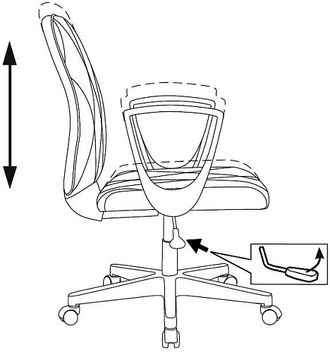 фото кресло CH-W327 №5