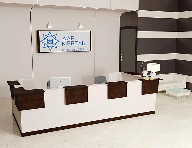 фото стойка ресепшн Rio Wenge №4