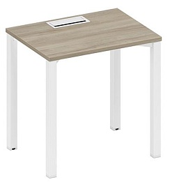 Стол письменный на металлокаркасе, столешница с заглушкой