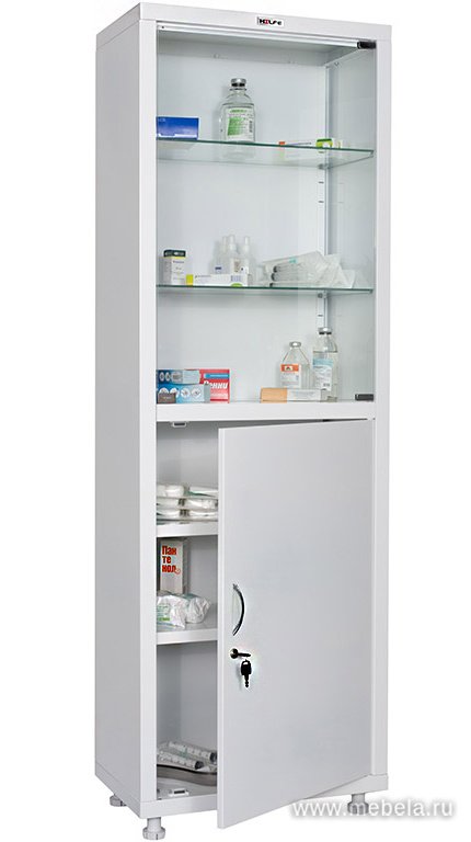 Шкаф медицинский HILFE МД 1 1760/SG Шкаф медицинский HILFE МД 1 1760/SG