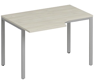 Стол письменный Комфорт на П-образном металлокаркасе (левый)