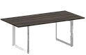 Стол для переговоров на О-образном металлокаркасе