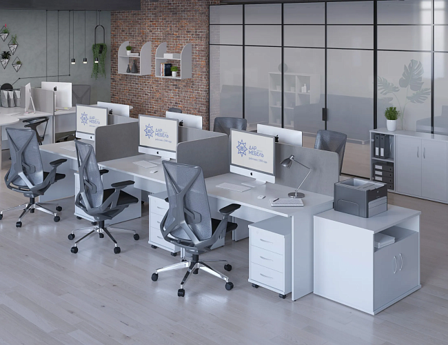 фото мебель Рива Серая №4