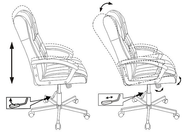 фото кресло CH-823AXSN №5