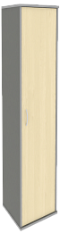Офисный шкаф узкий закрытый, Л/Пр.