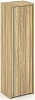 Офисный шкаф высокий узкий правый (высокий фасад ЛДСП)
