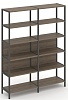 Двухсекционный стеллаж пятиярусный