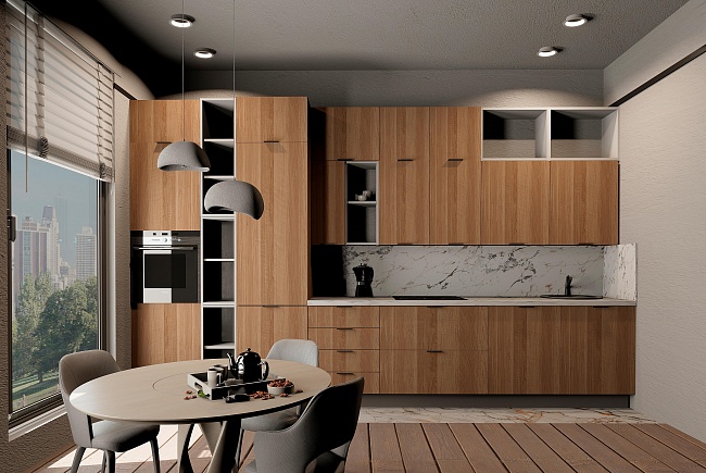 фото Офисная кухня Vok МДФ №3