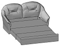 2-местн. диван с выкатн. мех.