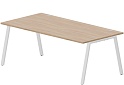 Стол рабочий на металлокаркасе (А-опоры / 2 громмета)