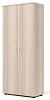 Офисный шкаф закрытый, высокий с полками