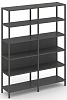 Двухсекционный стеллаж пятиярусный