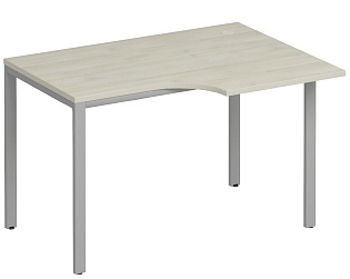 Стол письменный Комфорт на П-образном металлокаркасе (правый)