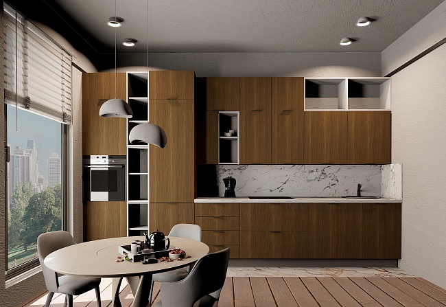 фото Офисная кухня Vok МДФ №2