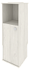 Офисный шкаф средний узкий левый