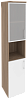 Офисный шкаф высокий узкий со стеклом в раме (лев/прав)  Офисный шкаф высокий узкий со стеклом в раме (лев/прав)