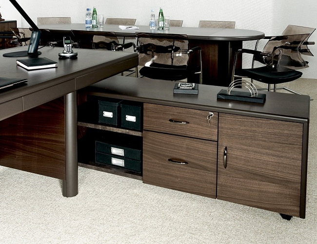 фото кабинет руководителя Selecta Walnut №4